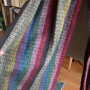 Super soft Italian rainbow scarf